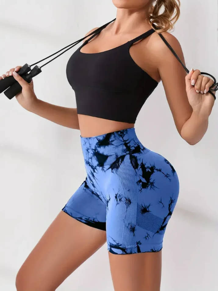 Women's High Waist Butt Lifting Training Shorts