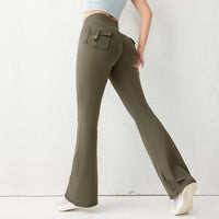 Solid Colour Butt Lifting Gym Pants