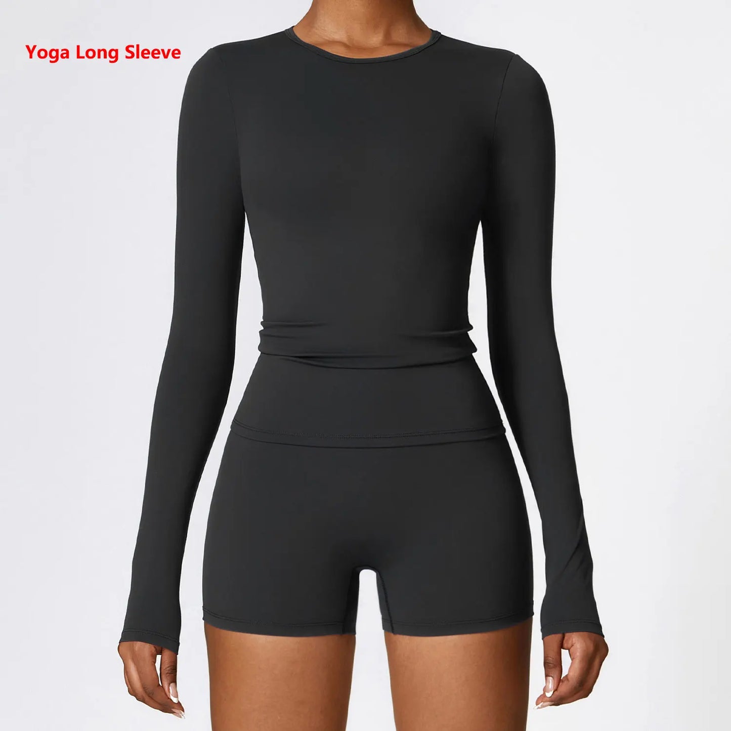 Women's Solid Sports Top Long Sleeve