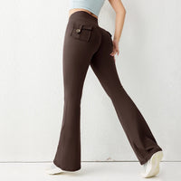 Solid Colour Butt Lifting Gym Pants