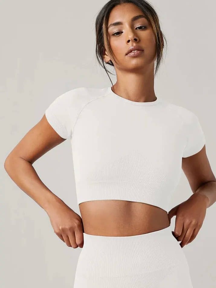 Women's Short Sleeve Yoga Shirt