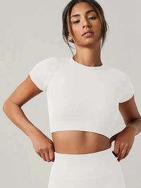 Women's Short Sleeve Yoga Shirt