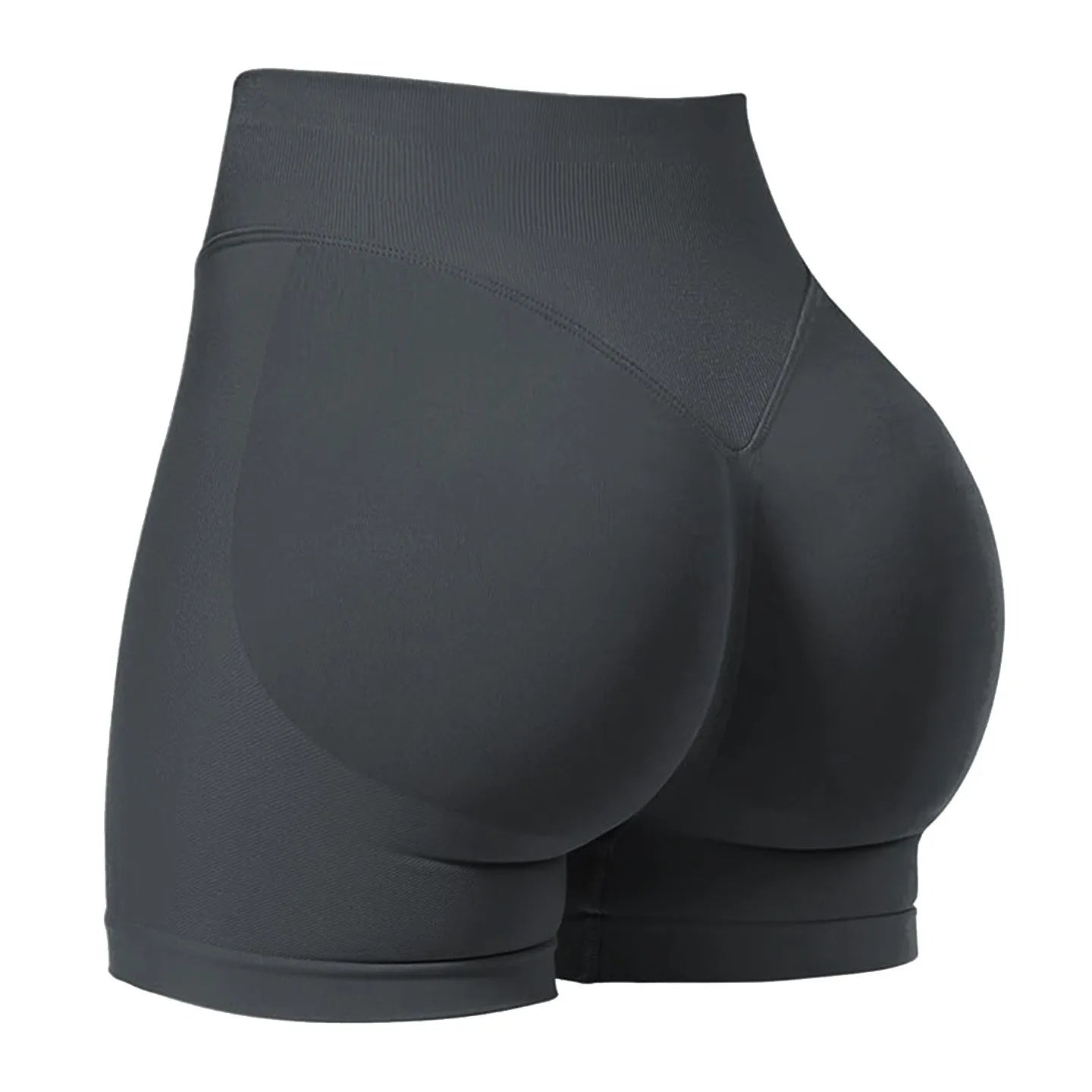 Women's Low Ribbed Band Gym Shorts
