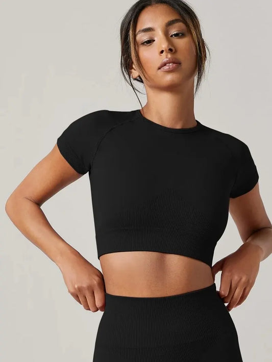 Women's Short Sleeve Yoga Shirt