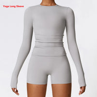 Women's Solid Sports Top Long Sleeve