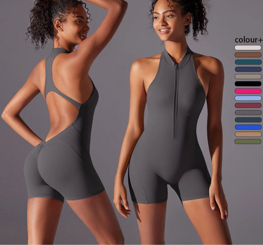 Women's Single-Piece Fitness Bodysuit
