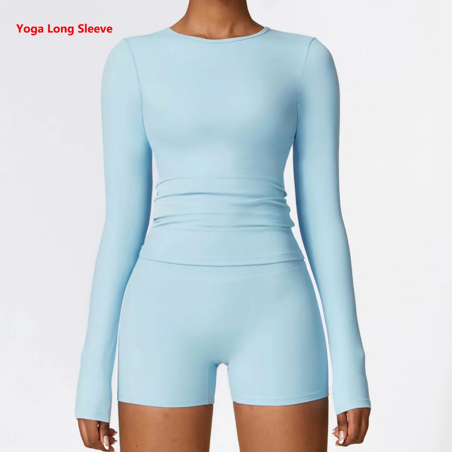 Women's Solid Sports Top Long Sleeve