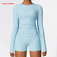 Women's Solid Sports Top Long Sleeve