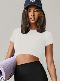 Women's Short Sleeve Yoga Shirt