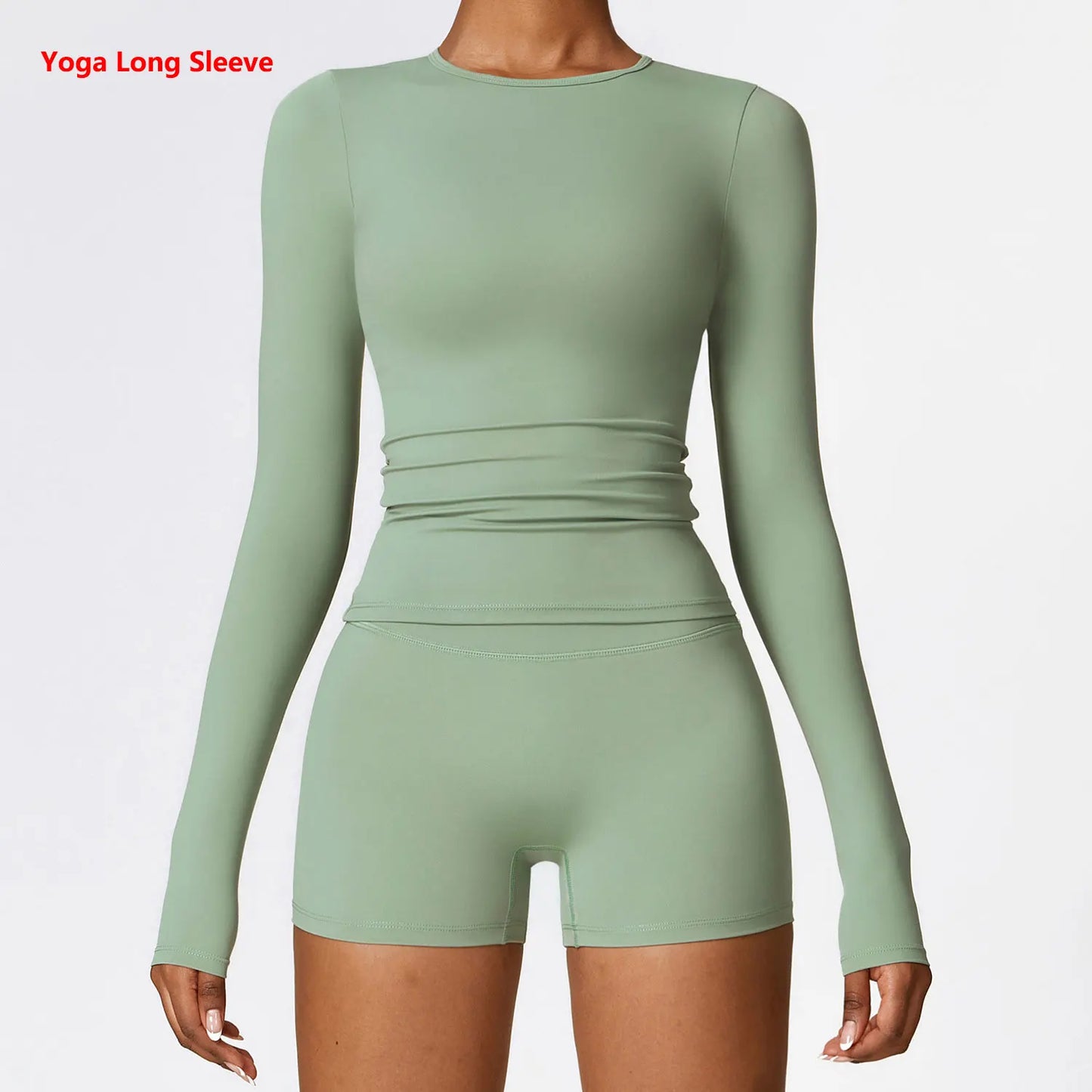 Women's Solid Sports Top Long Sleeve
