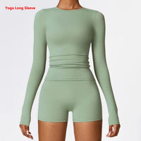 Women's Solid Sports Top Long Sleeve