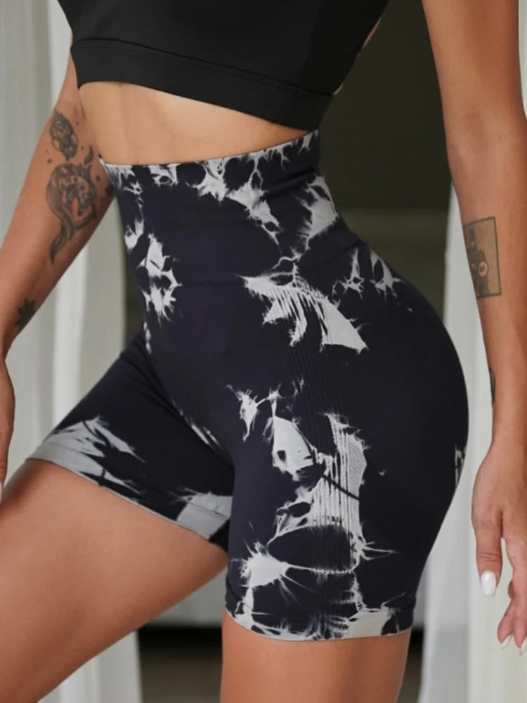 Women's High Waist Butt Lifting Training Shorts